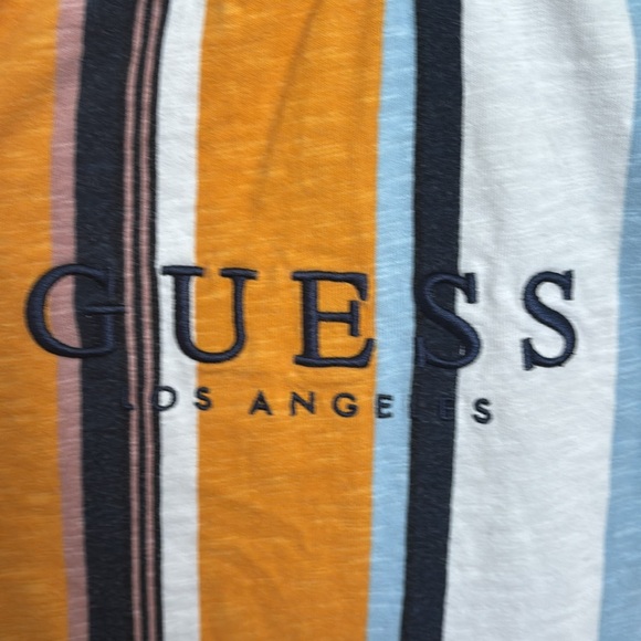 Guess Multicolor Striped Short Sleeve Tee - Picture 3 of 5